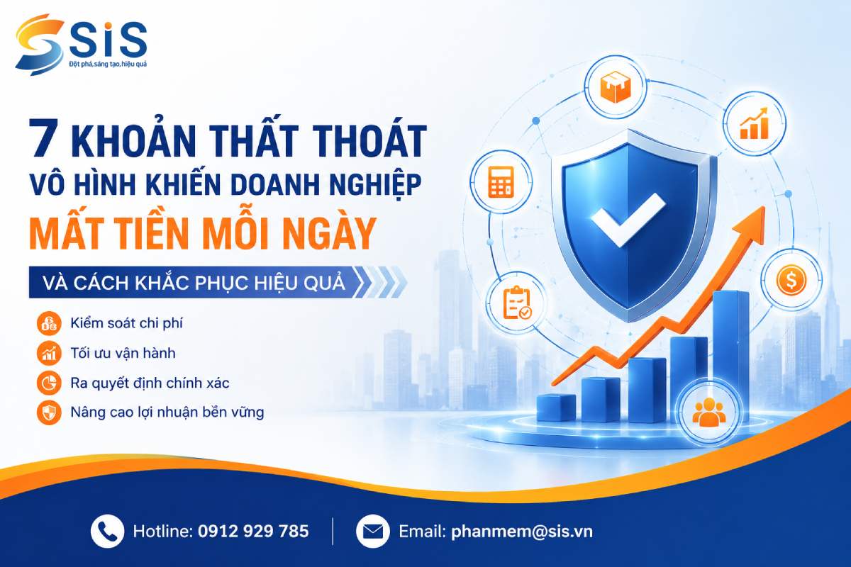 7 lỗ hổng khiến doanh nghiệp âm thầm mất tiền mỗi ngày và cách khắc phục 