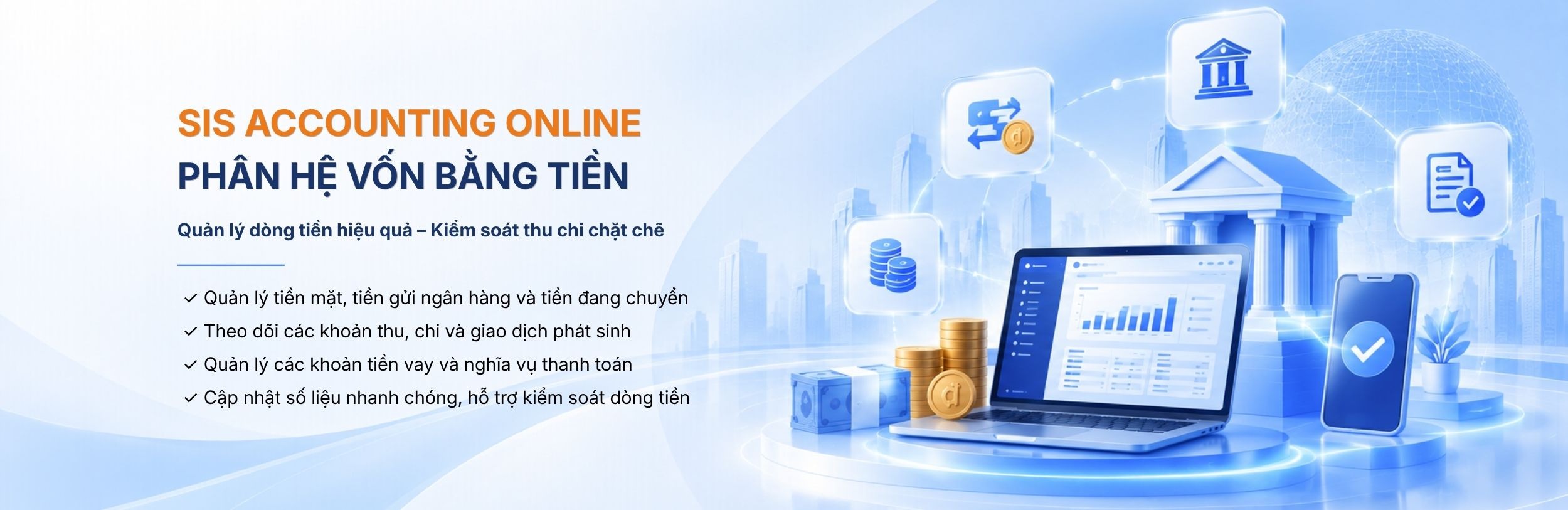 Phân hệ Vốn bằng tiền