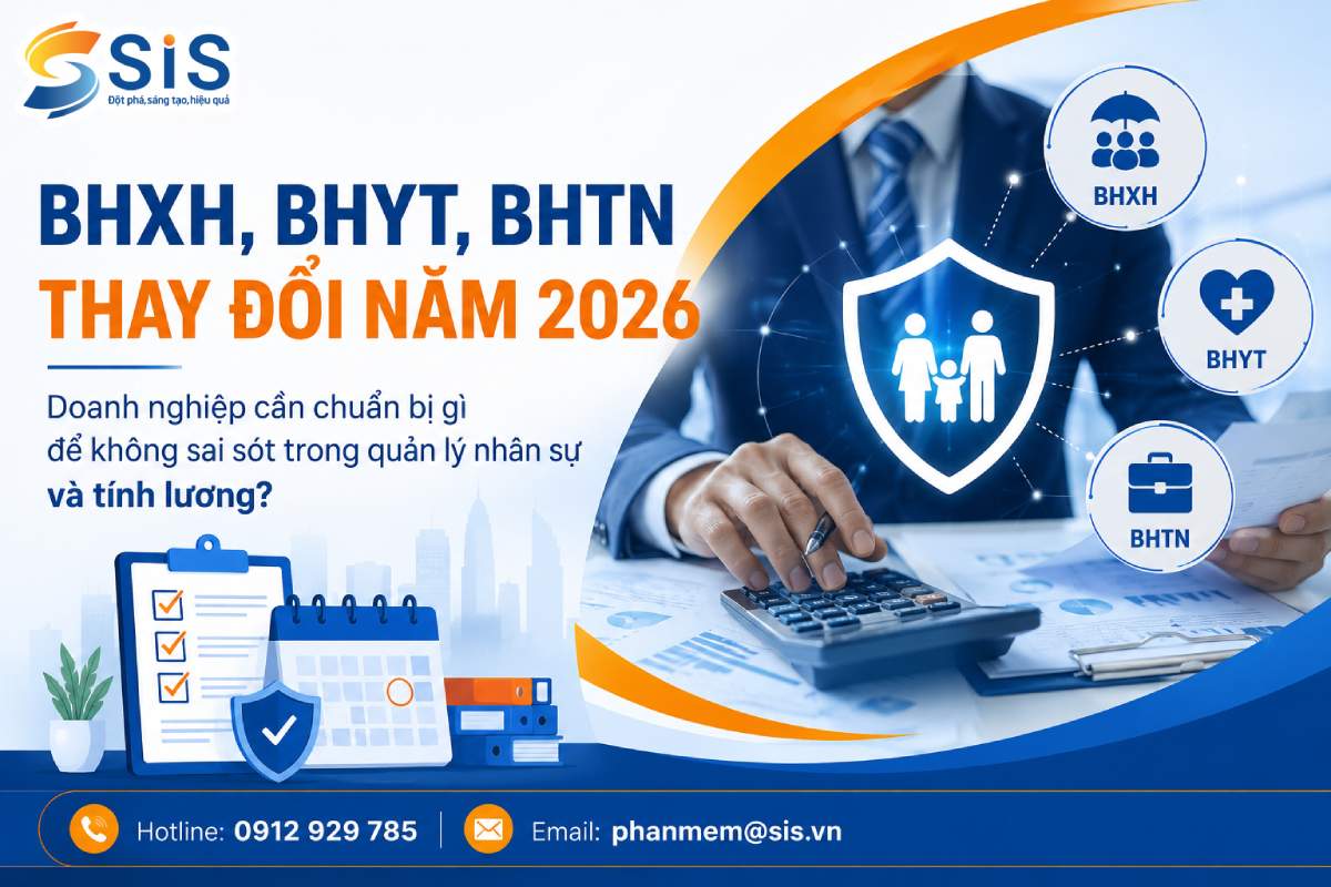 BHXH, BHYT, BHTN thay đổi năm 2026: Doanh nghiệp cần chuẩn bị gì để không sai sót trong quản lý nhân sự và tính lương?